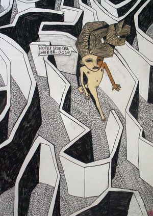 Anke Feuchtenberger Hotel Deep Blue FB69 Galerie Münster