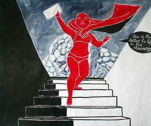 Anke Feuchtenberger Joan Baez FB69 Galerie Münster